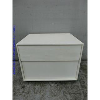 【二手傢俱】新竹百豐悅中古家具-二手鬥櫃 白色木紋兩抽二手床邊櫃 二手床頭櫃 二手抽屜櫃 新豐二手傢俱 湖口二手電器
