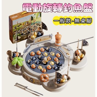 現貨 兒童電動釣魚玩具無桌腳款 磁吸釣魚玩具 電動釣魚盤 益智玩具 360°旋轉兒童玩具 寶寶釣魚玩具 智力玩具