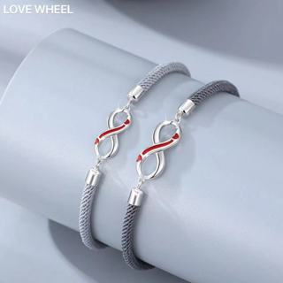 LOVE WHEEL【愛無限】全純銀 莫比烏斯情侶手繩手鍊｜手鍊 輕奢禮物 紀念日 男友 女友 禮物