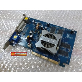 PNY GeForce 6200 128MB DDR AGP 4X/8X 顯示卡 風扇版 相容舊主機板 VCG62128