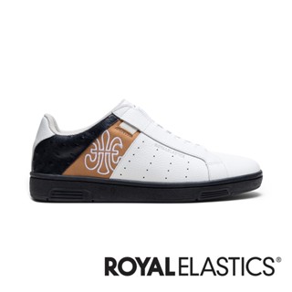 ROYAL ELASTICS ICON OG 白棕黑真皮運動休閒鞋 (男) 01943-079