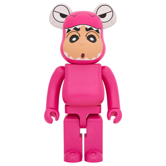 BE@RBRICK ワニ山さんしんちゃん 蠟筆小新 鱷魚山先生4 1000％ itn.