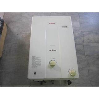林內牌(液化瓦斯用)RUB1021RFN無水盤出水量更大傳統屋外用桶裝熱水器中古2手機會有部分生鏽