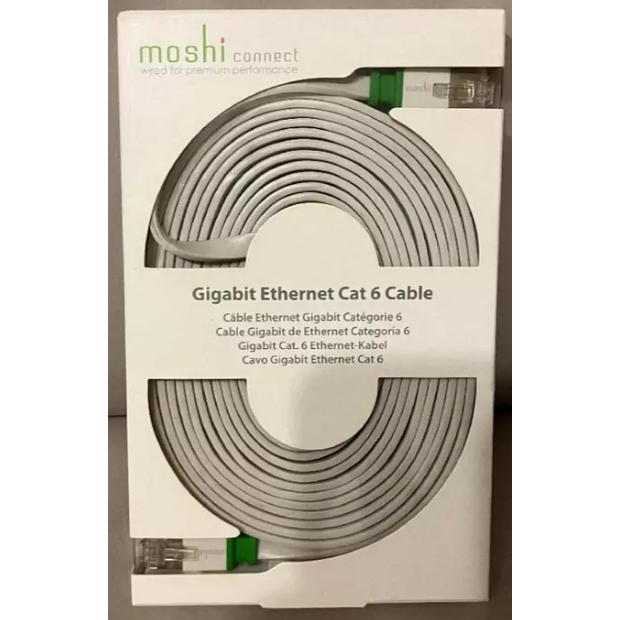 【快速出貨】二手 Moshi 摩仕 Moshi Cat. 6 乙太網路傳輸線 網路線 3.6 公尺