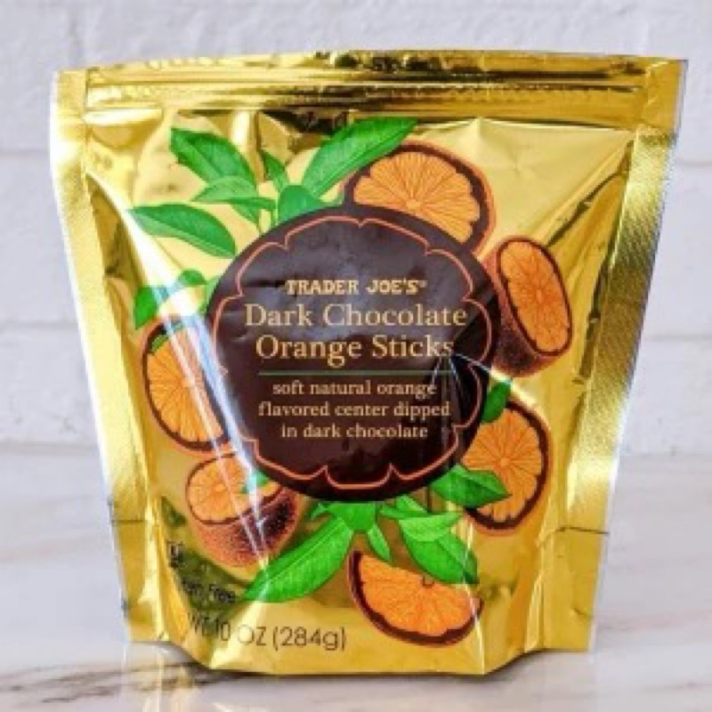 Trader joe’s 橘子巧克力條 橘子果凍 巧克力 美國零食 美國有機超市 伴手禮