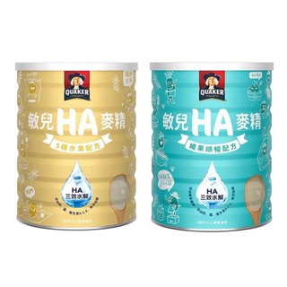 桂格 敏兒HA麥精 五種水果/纖果順暢配方700g .嬰幼兒副食品