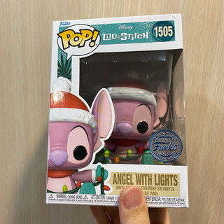 [李大] 正版現貨 Funko POP 迪士尼 安琪 耶誕燈 史迪奇 星際寶貝 Angel Lights #1505