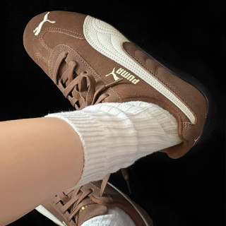 -EJ- 現貨 新款 PUMA SPEEDCAT OG 大地色 棕色 咖啡色 米白 賽車鞋 Rosé 398846-31