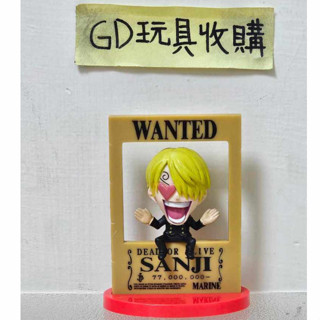 【GD玩具收購當舖】全家 正版授權 海賊王 Q版 黑角 香吉士 山治 懸賞圖 公仔