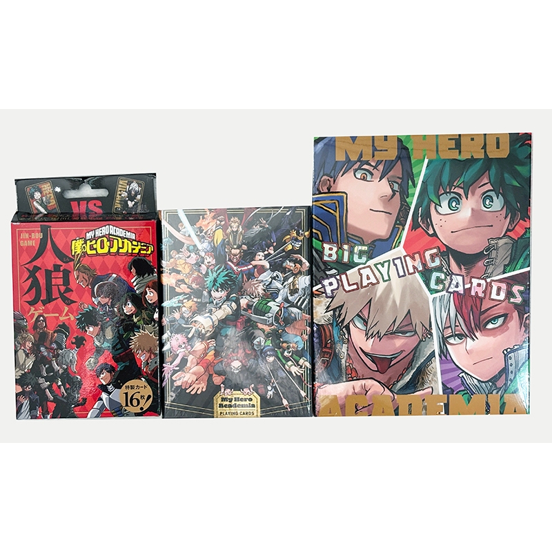 [現貨][我的英雄學院] JUMSHOP限定 人狼遊戲牌 大撲克牌 原畫展撲克牌 綠谷/爆豪/轟焦凍/MHA/我英