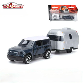 【六四分之一】Majorette 美捷輪｜Land Rover Defender 90 路虎露營拖車｜1/64合金模型車