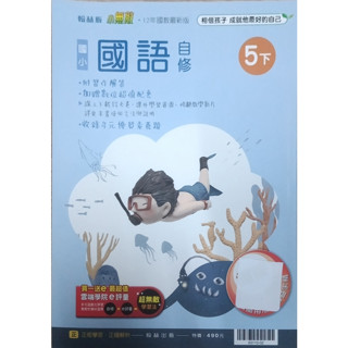 2-11║★ 翰林國小 108課綱 翰林版 小無敵 國小 國語5下 自修 翰林出版Q1