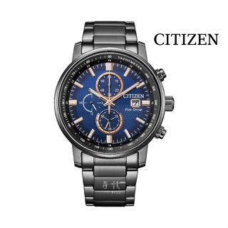 【CITIZEN】CA0845-83L 光動能男錶 43mm 臺南時代眼鏡 蔡司優視力專家