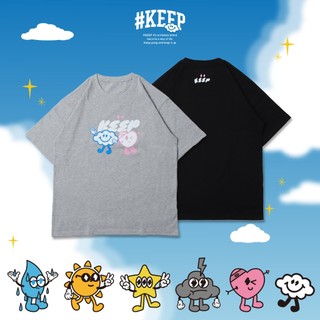 #KEEP UNIVERSE CRUSH TEE 灰色 黑色 KEEP宇宙系列 戀愛短TEE【KS273】