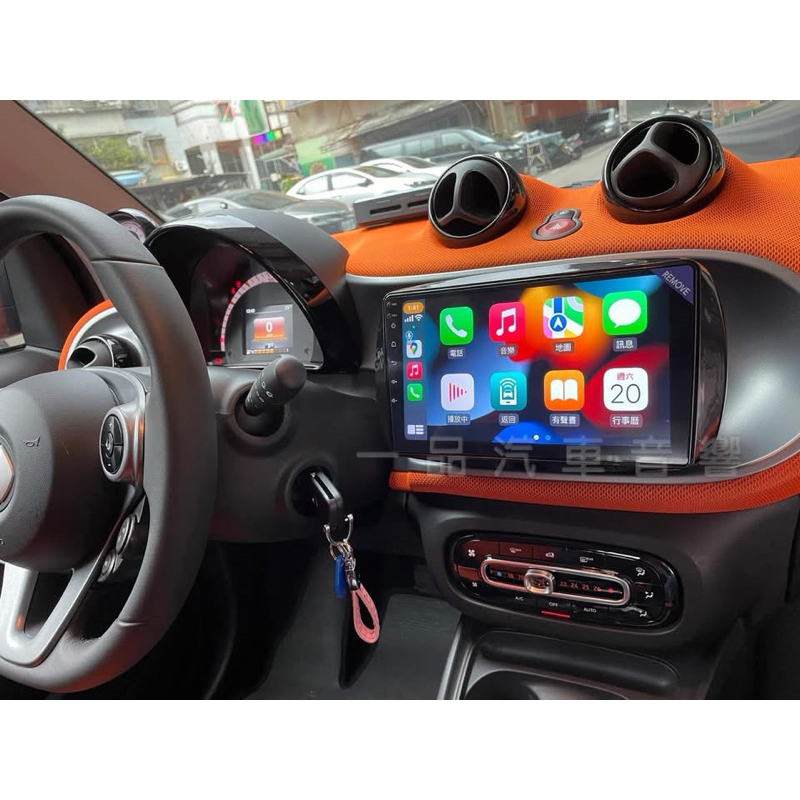 SMART 9吋安卓機 8核心 CarPlay 正版導航 網路電視 ForTwo ForFour C453 W453