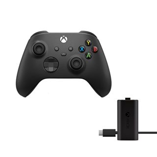 加價購 - XBOX無線控制器 黑 QAT-00006 & XBOX同步充電套件 SXW-00003