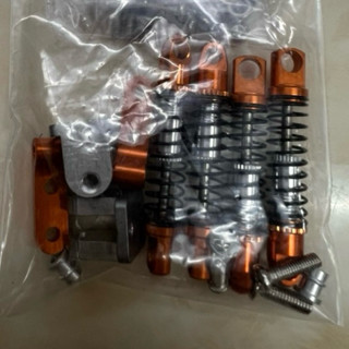 遙控車RC🔥熱賣🔥頑皮龍WPL模擬金屬 避震器D12/ D42 車底盤 車架大樑 模擬 前後合金避震器