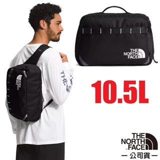 【美國 The North Face】多功能電腦側揹包 10.5L 斜揹包 胸包 登山旅行揹包 隨身包/宇宙黑 81BN