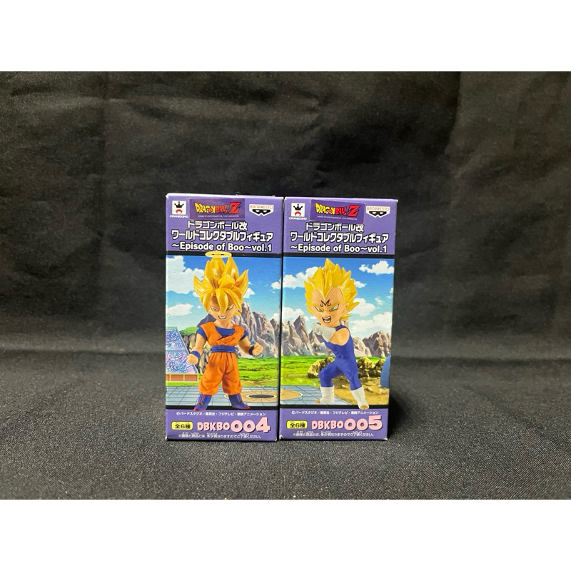 全新未拆 盒況良好 七龍珠 WCF 悟空 孫悟空 達爾 貝吉塔 魔人達爾 魔人貝吉塔