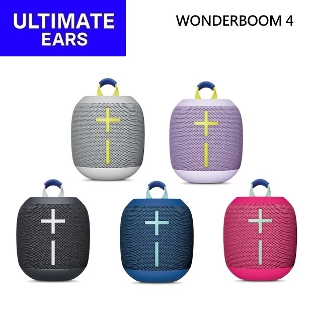 羅技 WONDERBOOM 4 防水無線藍牙喇叭，潮玩黑/海水藍/質感灰/蜜糖粉，IP67防水等級，14小時續航力