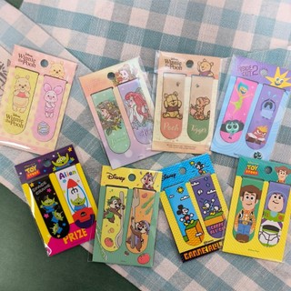 💗正版現貨💗迪士尼 兩入 磁鐵書夾 書籤 磁鐵 磁性書籤 維尼 公主 奇奇蒂蒂 腦筋急轉彎 玩具總動員 三眼怪 米奇