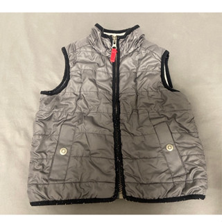 【二手】carter's 灰色 2T 兒童 幼兒 秋 冬 羽絨 無袖 衣服 上衣 背心