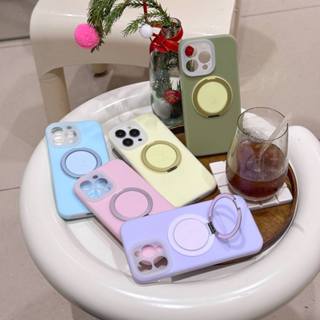 膚感液態矽膠果凍款磁吸360度旋轉支架 手機殼 iPhone 16 15 14 13 12 11 Pro Max 保護殼
