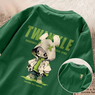 【ABFR】 短袖 T恤 oversize 綠色衣服 t恤 重磅T恤 男生t恤 美式復古 美式短袖 潮男穿搭 潮T