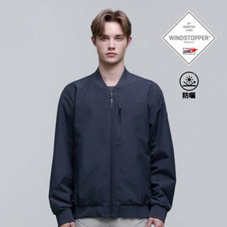 【國家地理服飾】男裝 ATLAS WINDSTOPPER BY GORE-TEX LABS 2L 雙層布勞森外套-深灰色