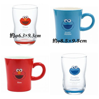 🍎現貨+預購🍎日本 Elmo/餅乾怪物 紅藍 馬克杯/玻璃杯 牛奶 水杯 杯子 透明 陶瓷 咖啡杯