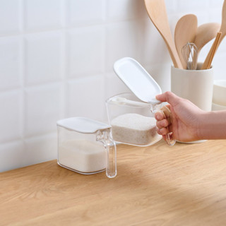 無印良品代購MUJI 附勺調味盒 調味罐 廚房用品 現貨