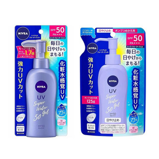 現貨🇯🇵日本✈️ Nivea 妮維雅防曬凝膠 罐裝140G/補充包 125G SPF50 PA+++