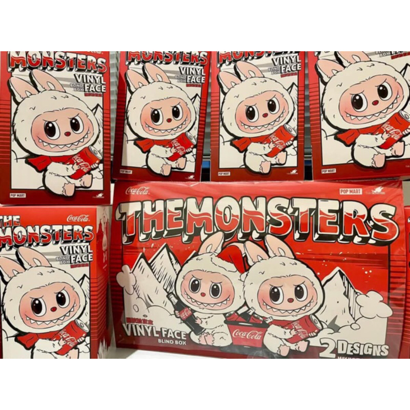 Labubu3.0／可樂搪膠絨毛掛件