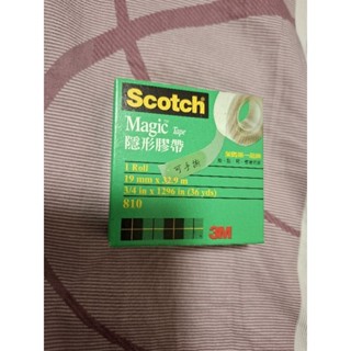 3M 隱形膠帶 19mm × 32.9m Scotch Magic