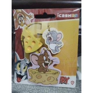 (現貨速出)(立體款) Tom and Jerry 湯姆與傑利鑰匙圈-我愛起司 icash2.0(可當悠遊卡使用)