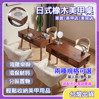 【NIKA】臺灣現貨 美甲桌 桌子 日式美甲桌子 歐式美甲臺 單人桌 雙人桌 簡約現代桌子 化妝桌 梳妝桌子
