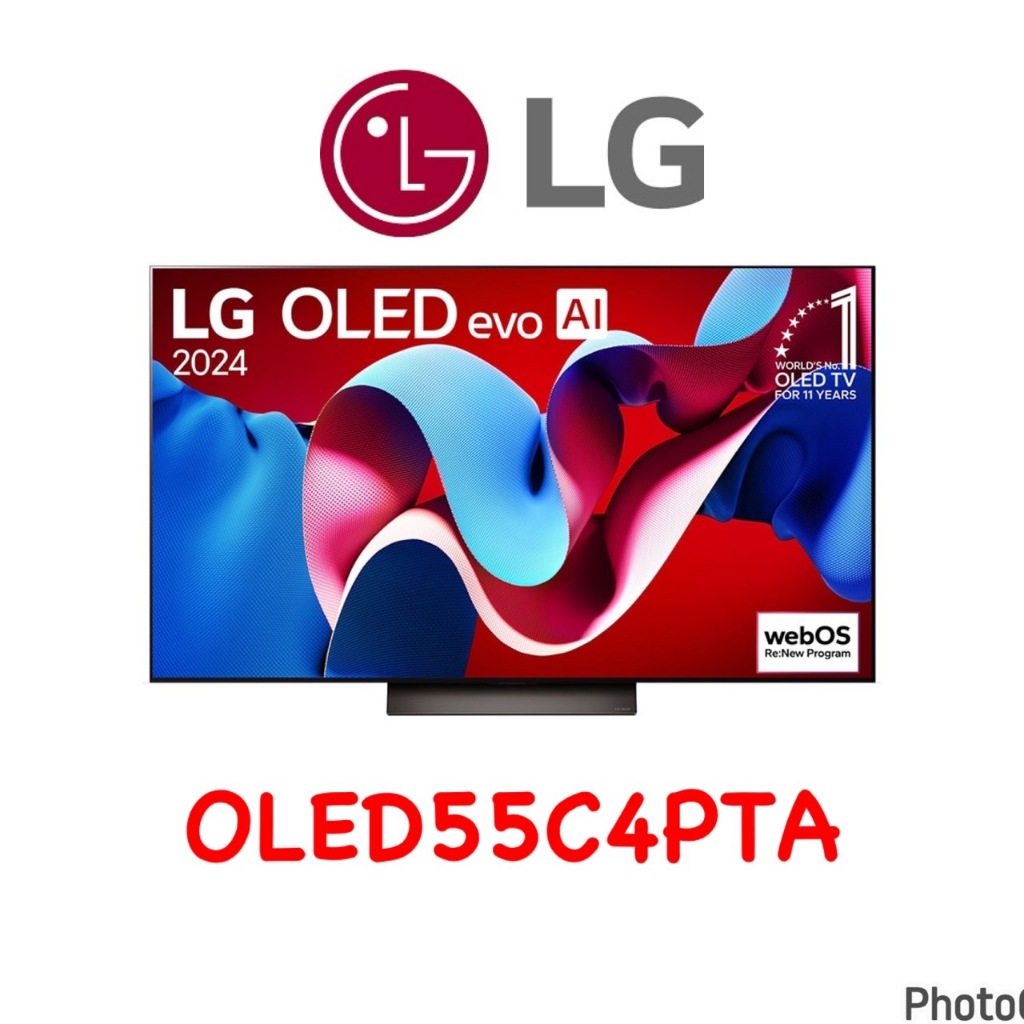 [LG樂金] 55型 OLED evo C4 極緻系列 4K AI物聯網智慧顯示器(OLED55C4PTA)