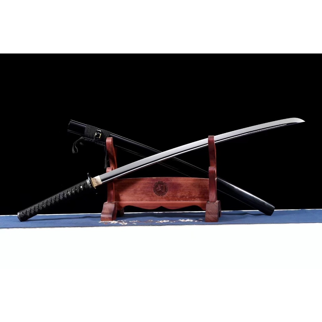 龍泉高亮度鏡面武士刀《黑神話》高性能鋒鋼鍛打 韌性彎曲90度不變形 硬度高達60°砍鐵不傷刃 武士刃 日式刀 未開刃