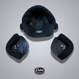 【MOONEYES】 GALLOP 3/4 安全帽內襯 頂襯 耳襯 S-XXL 絨布材質