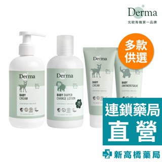 丹麥 Derma 寶寶 舒敏萬用膏100ml／滋潤護膚霜100ml、250ml／乾洗屁屁防護乳250ml【新高橋藥局】