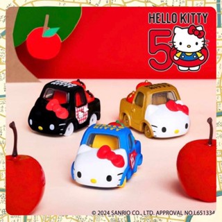 《小巴趴趴造》現貨！日本 三麗鷗 HELLO KITTY 50週年紀念多美小車 TOMICA 凱蒂貓