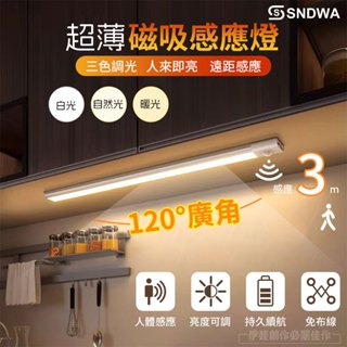 【臺灣現貨🔥三光源】人體感應燈 磁吸感應燈 LED感應燈 樓梯感應燈 櫥櫃燈 走廊燈 衣櫃燈 浴室燈 小夜燈 USB燈