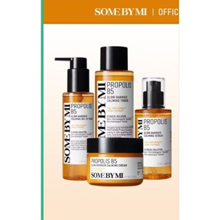SOMEBYMI 蜂膠propolis B5系列光澤屏障修護系列四件系列（化妝水+精華液+面霜+洗面乳）
