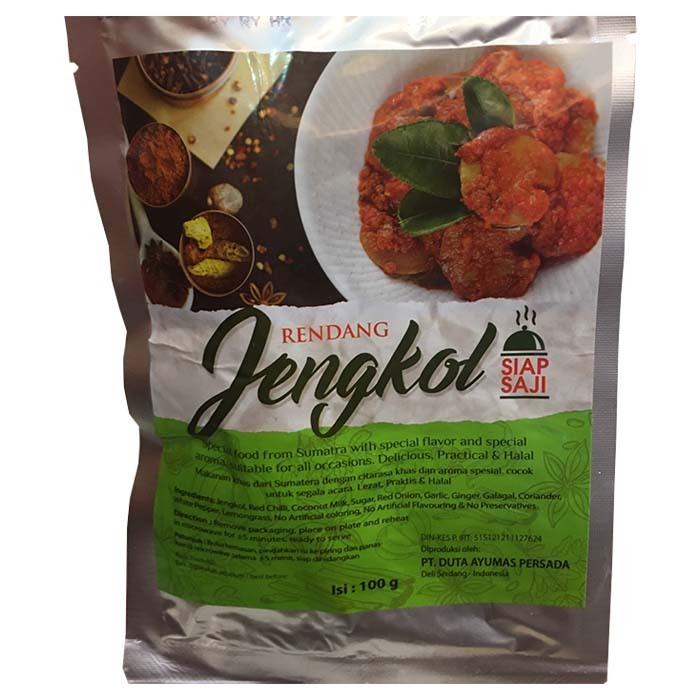 Makanan Rendang Jengkol Siap Saji 100GR