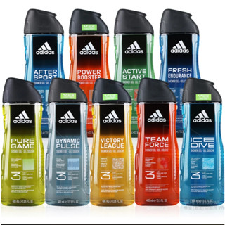 didas 愛迪達 男性 三效沐浴露 400ml 洗髮/沐浴/潔顏【Sunny Buy】