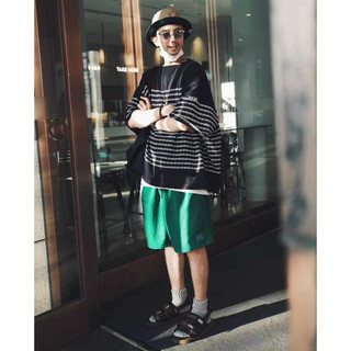 BEAMS | 聯名 NEEDLES 出清 尼龍 露營 休閒 短褲 沙灘褲 男女同款