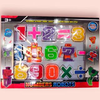 ABC英文字母機器人 數字變型機器人 變形 數字 數字機器人 加減乘除