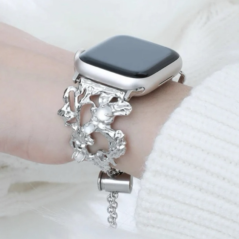 📍Chilling Bubble | 1ST XULIE 月光碎片 APPLE Watch 錶帶 日本品牌代購 銀色