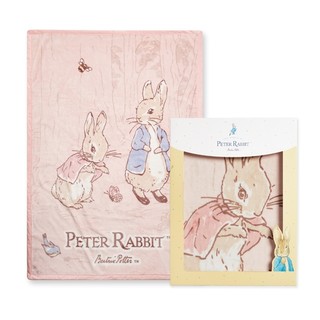 奇哥比得兔幼兒輕量棉柔毛毯禮盒100x140cm (PLB583000粉)(特價)1596元+紙袋