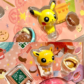 現貨♡正版日貨♡TAKARA TOMY♡PitaPoké♡吸盤場景/公仔/玩具/擺件♡ Pokémon-皮卡丘/雷精靈